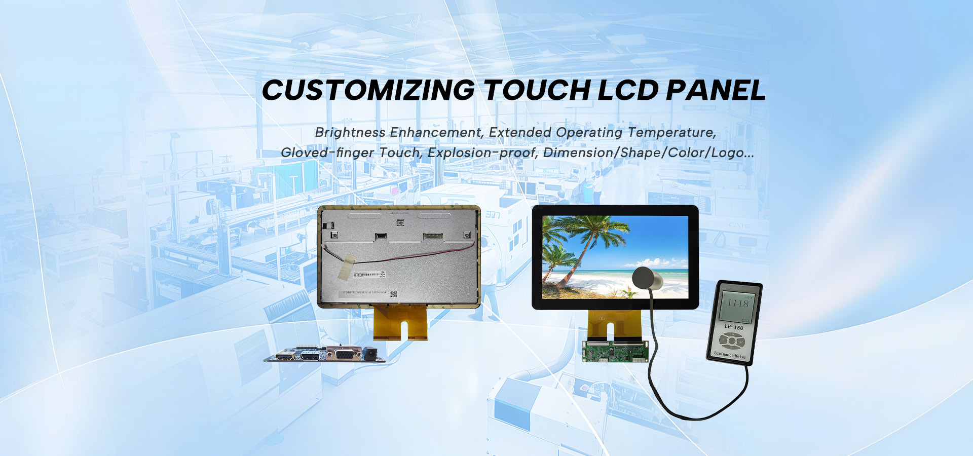 qualidade Painel LCD com toque fábrica
