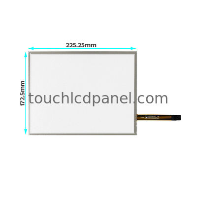 comprar 10Display de tela sensível ao toque de 4 fios com filme ITO em camadas de vidro ITO para imunidade EMI online manufacture