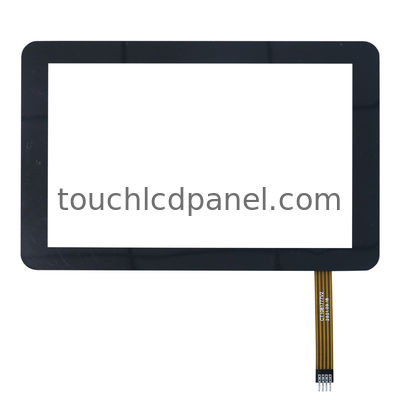 10.1'4 Wire Resistive Touchscreen com Bezel Negro Para Montar EMI Imunidade Painel de Touchscreen