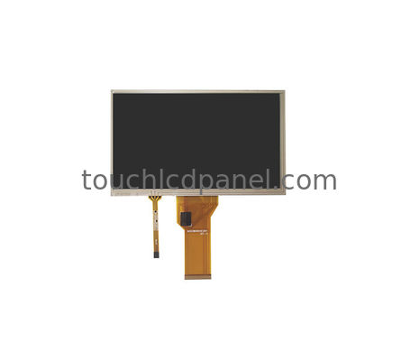 LVDS painel LCD touch de 7' com 4 fios de toque resistivo 800x480 1024x600 pixels