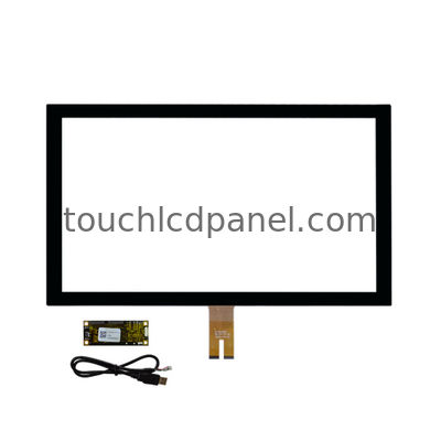 21.5 polegadas 16:9 Multi Touch PCAP Screen Com Tempo de Resposta de 10ms Lente de Cobertura de Vidro Temperado