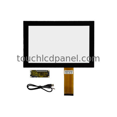 10.1'' Resposta de velocidade 10 ms PCAP touchscreens interativos projetados capacitivos touchscreen vidro