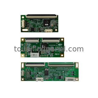Controlador de tela sensível ao toque capacitivo projetado USB RS232 IIC PCBA com conjunto de chips sensíveis ao toque EETI