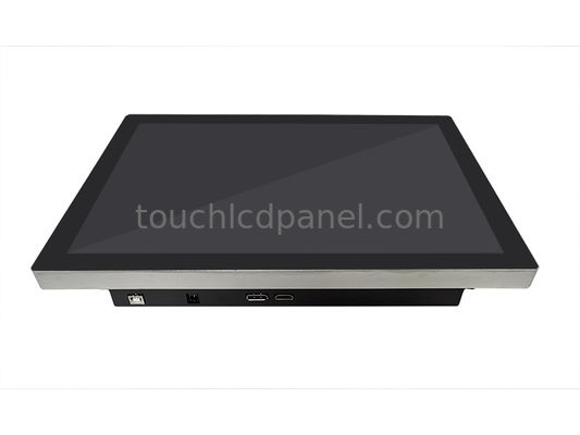 17 polegadas Grande temperatura de operação -20 ~ 70 ° C PCAP Touch Monitor com 800 Nits Brilho FHD 1920x1200 Pixels Painel LCD e Opticamente ligado com Touchscreen Overlay