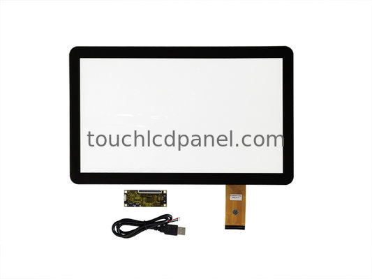 15Painel táctil PCAP anti-UV de 0,6 polegadas para ambiente externo com tratamento de superfície anti-brilho