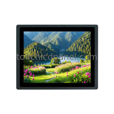 Monitor de tela sensível ao toque embutido PCAP de 19 polegadas com resolução de 1280x1024 pixels com entrada HDMI / VGA e USB-B Touch