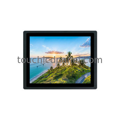 Monitor de Tela Sensível ao Toque de 15 polegadas com Portas de Entrada HDMI/DP/VGA para Conexão e Controle Fáceis, com Toque USB e Fonte de Alimentação de 12V DC
