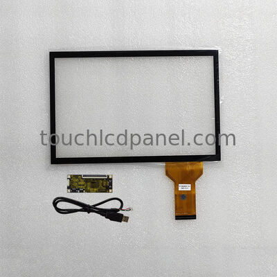 12.1'' vidro sensível ao toque capacitivo de ecrã largo com bisel estreito para painel LCD de 12,1 polegadas de 1280x800