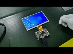 Painel de exibição de cristal líquido de 7 polegadas com 400 Cd / m2 Brilho e resolução de 1024x600