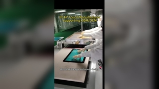 Sobreposição de tela sensível ao toque PCAP com controlador de toque USB